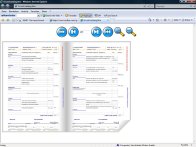 Screenshot von PDF bl�tterbare Kataloge 1.0 - PDF Dateien auf der Webseite.