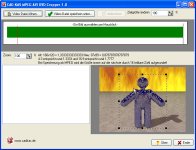 Screenshot von MPEG AVI DVD Cropper 1.0 - schwarze R�nder weg.