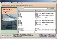Screenshot von W�rterbuch Englisch.